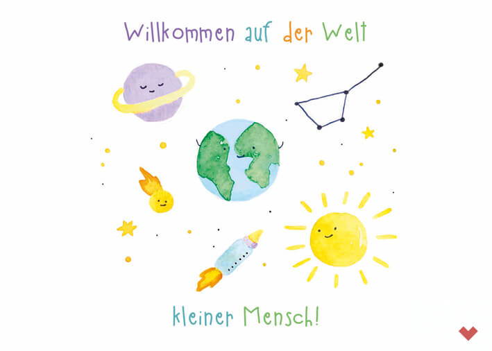 Grußkarte Besserung