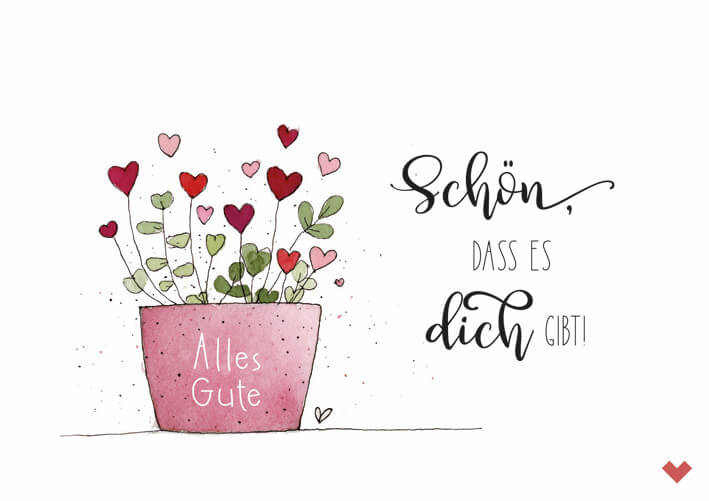 Grußkarten für`s Herz
