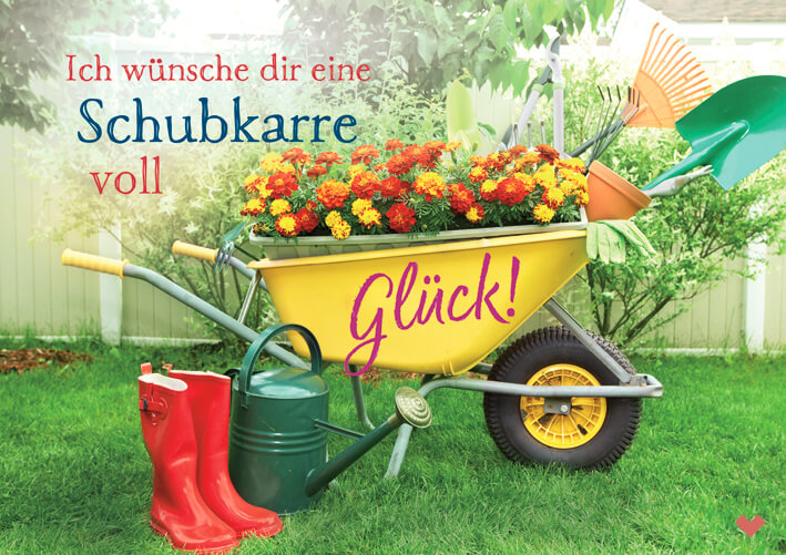 Grußkarte Glück